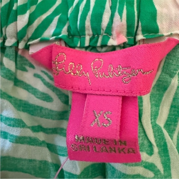 Lilly Pulitzer Nevie Top Off Shoulder Bell Sleeve Summer Blouse, Size XS, NWT - Picture 7 of 10